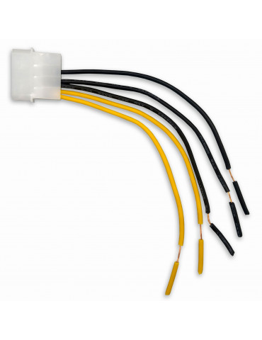 Кабел Makki Male Molex - wires 2x12V 3xGround - MAKKI-CBL-MOLEX-WR2