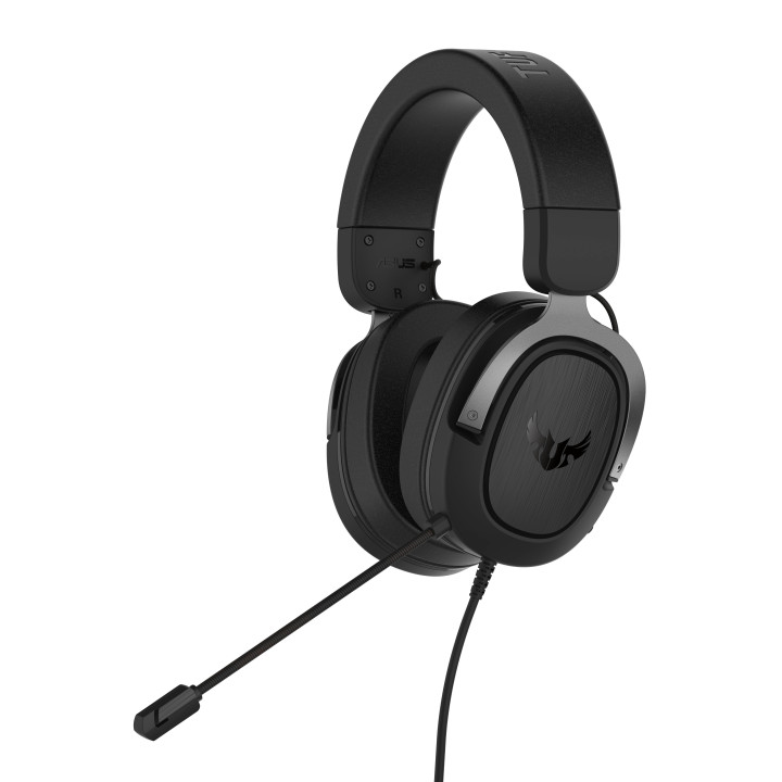 Геймърски слушалки Asus TUF Gaming H3 Gun Metal - 90YH028G-B1UA00