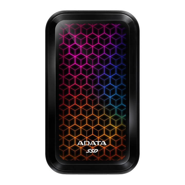 Външен SSD диск Adata 512GB SE770G RGB - ASE770G-512-U32G2-CBK