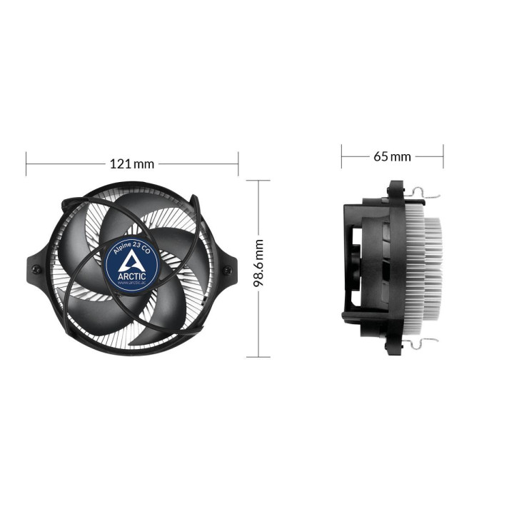 Охладител за процесор Arctic Alpine 23 CO, AM4 - ACALP00036A