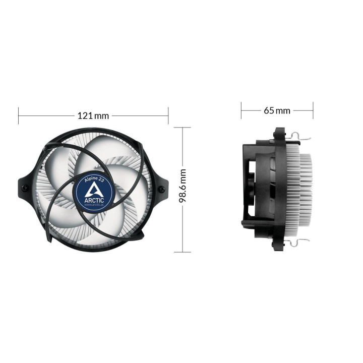 Охладител за процесор Arctic Alpine 23, AM4 - ACALP00035A