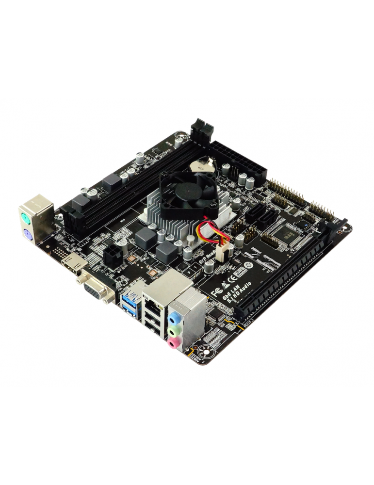 Дънна платка Biostar A68N-5600E BGA769 с процесор AMD PRO A4-3350B, Ver 6.X