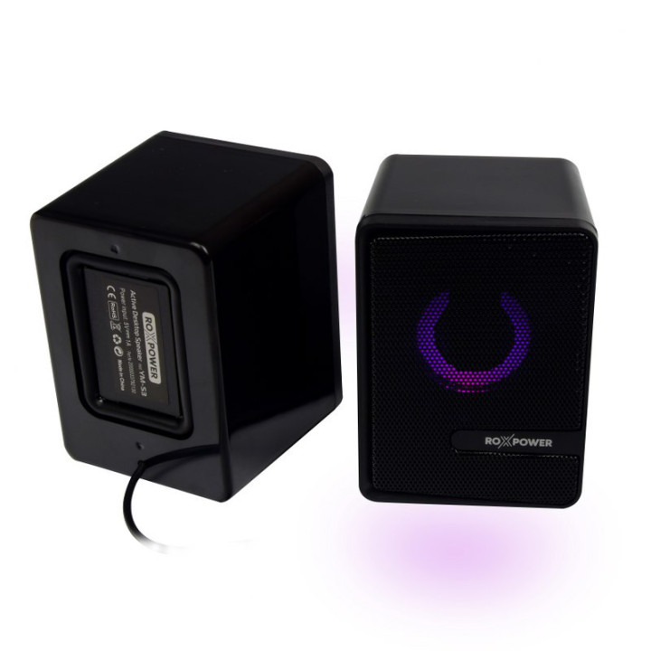 Колонки Roxpower 2.0 RGB - YM-S3, черен