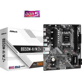 Дънна платка AsRock B650M-H/M.2 , AM5, DDR5