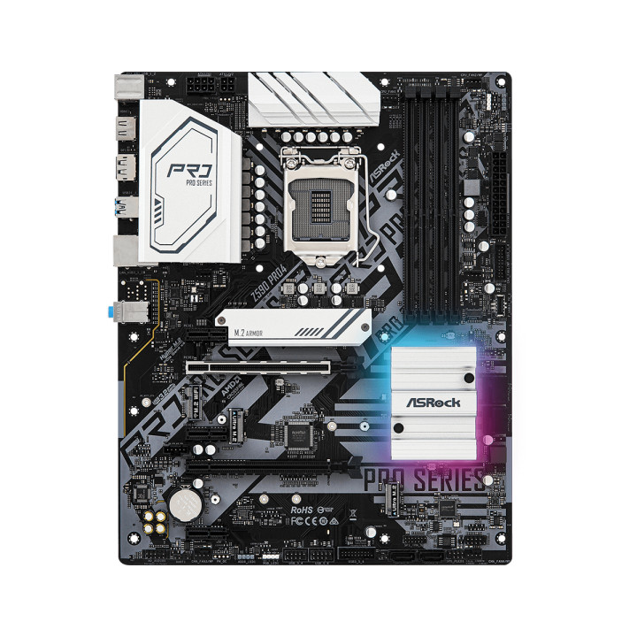 Дънна платка AsRock Z590 Pro4, LGA1200, Polychrome RGB