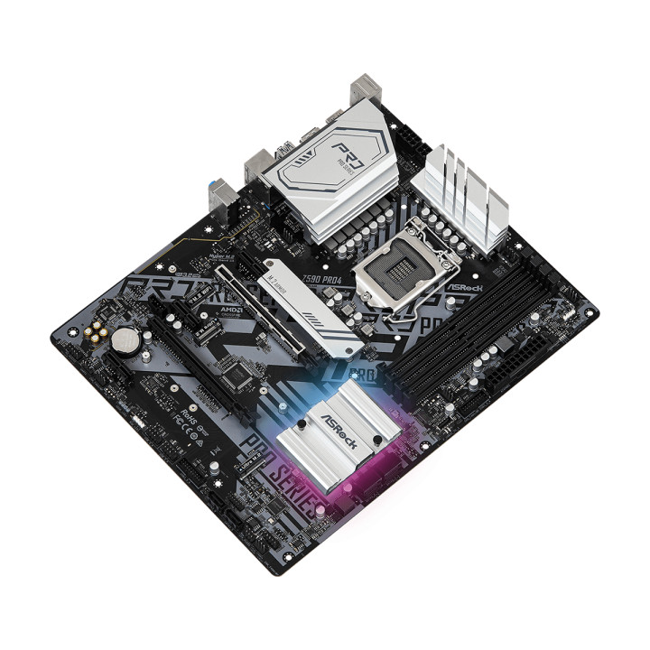 Дънна платка AsRock Z590 Pro4, LGA1200, Polychrome RGB