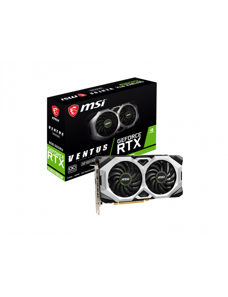 Видео карта MSI NVIDIA GeForce RTX 2060 SUPER VENTUS GP 8GB OC - 912-V375-253