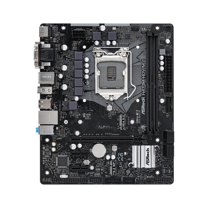 Дънна платка AsRock H470M-HDV/M.2, LGA1200