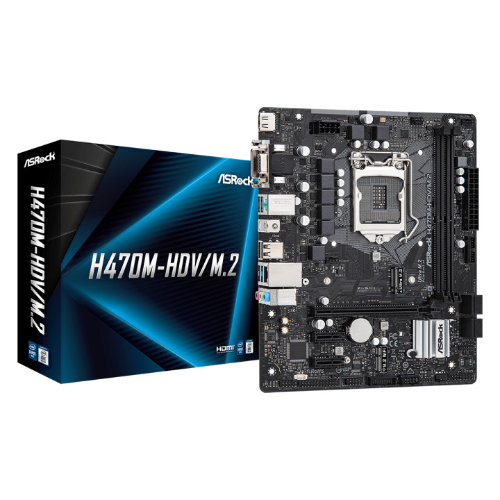 Дънна платка AsRock H470M-HDV/M.2, LGA1200