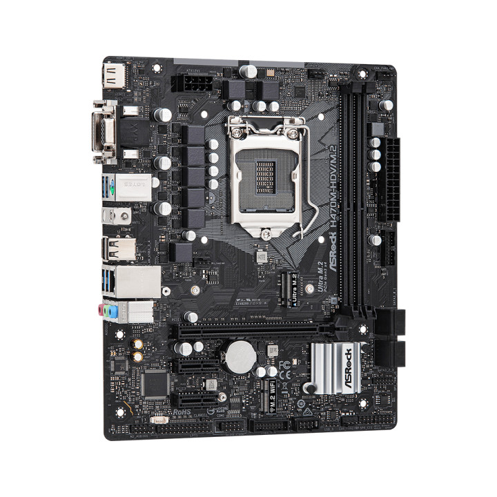 Дънна платка AsRock H470M-HDV/M.2, LGA1200