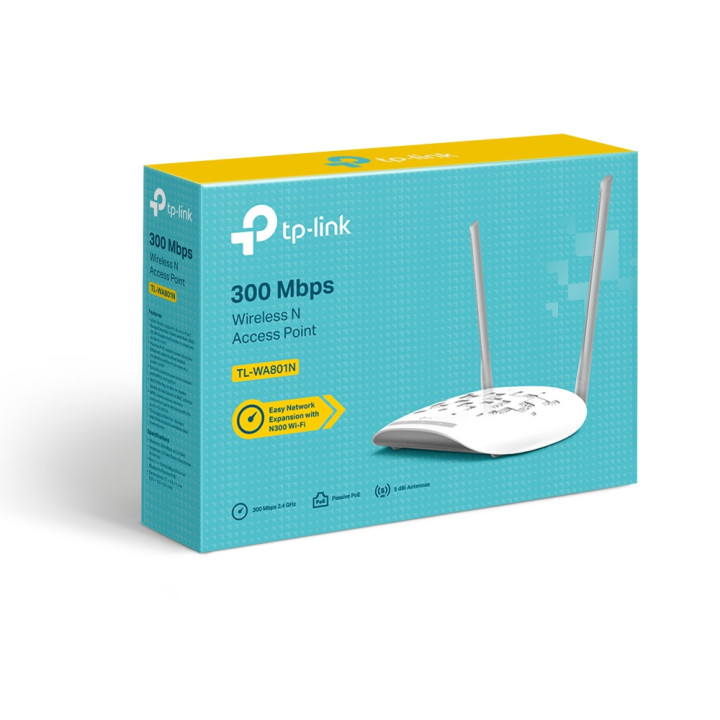 Точка за достъп TP-Link TL-WA801N 300Mbps PoE
