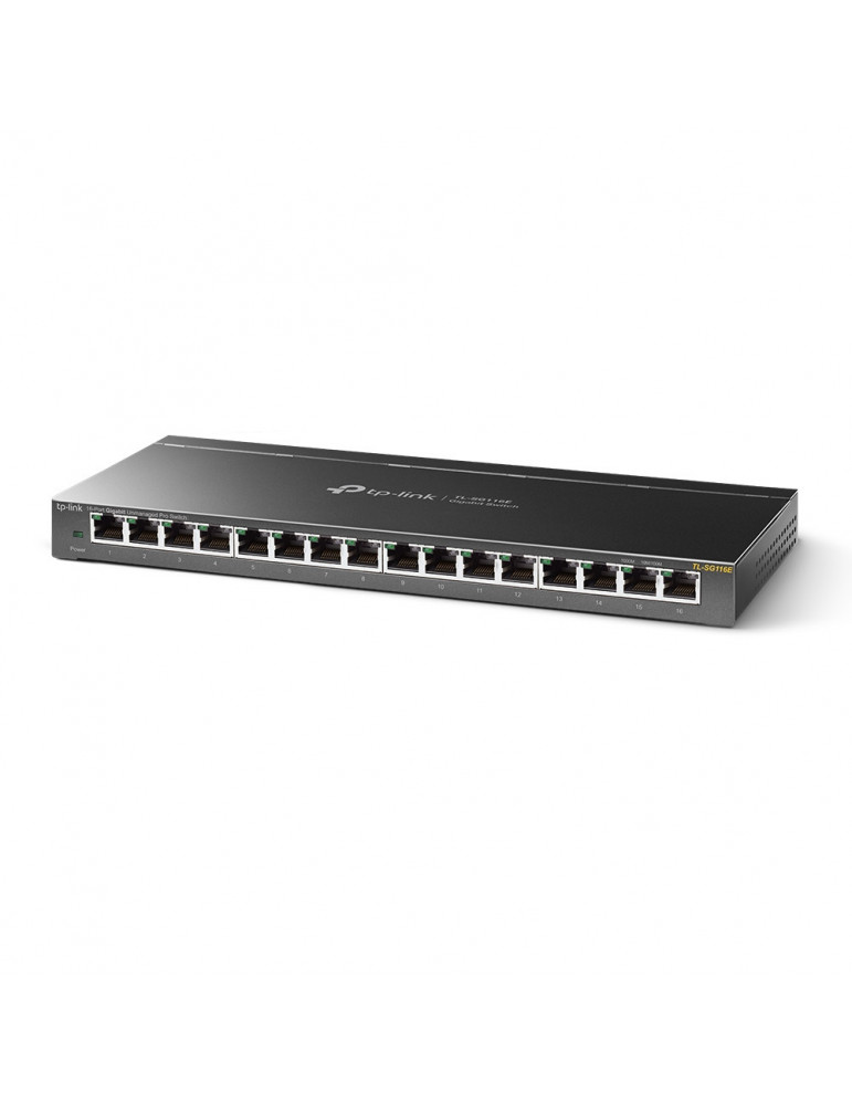 Комутатор TP-Link TL-SG116E, 16-портов неуправляем гигабитов
