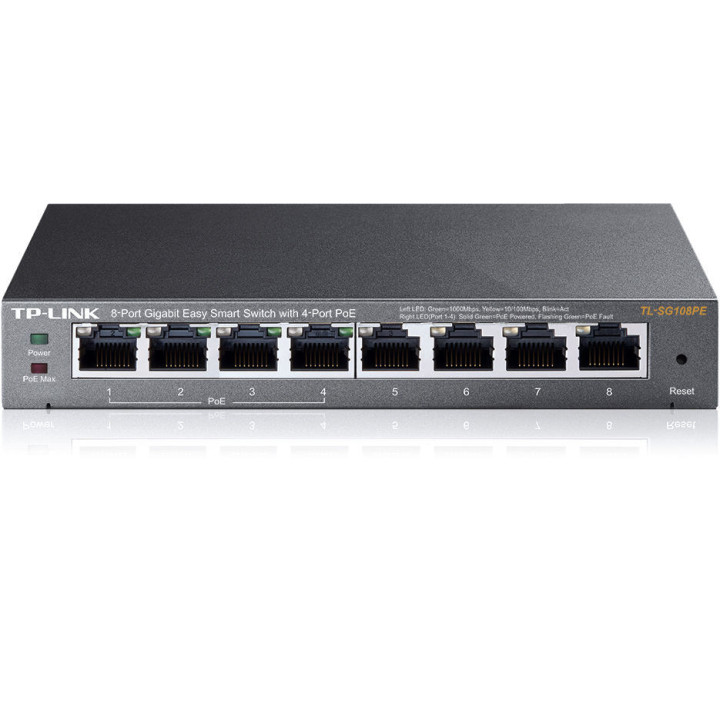 Комутатор TP-Link TL-SG108PE PoE