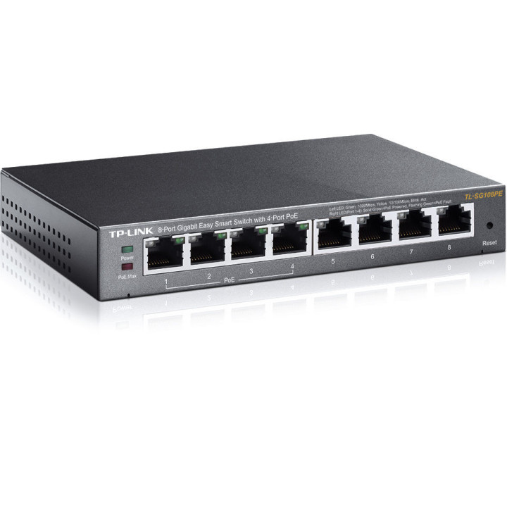 Комутатор TP-Link TL-SG108PE PoE
