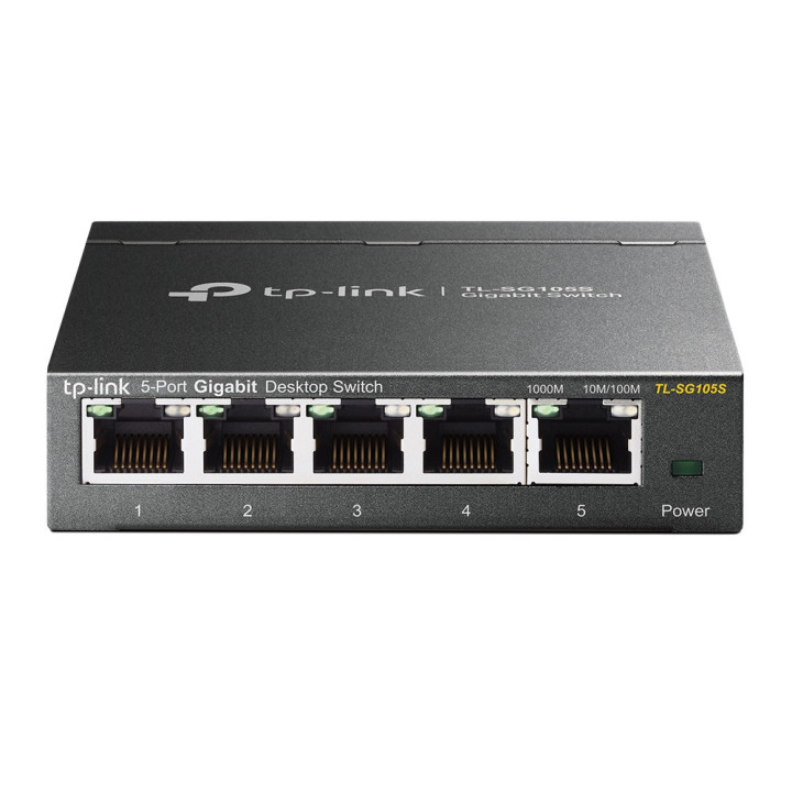 Комутатор TPLink TL-SG105S, 5-портов гигабит