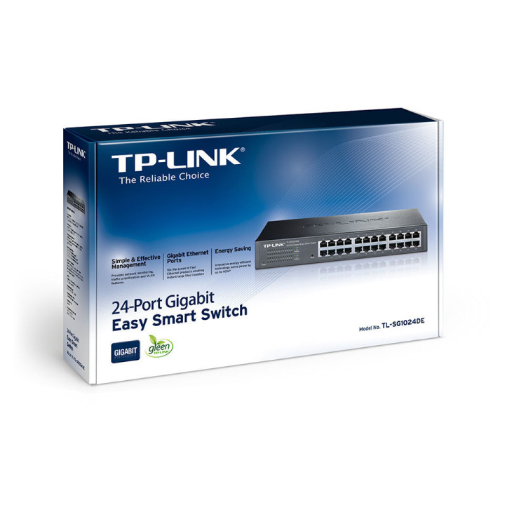 Комутатор Easy Smart TP-LINK TL-SG1024DE 24-Port Gigabit