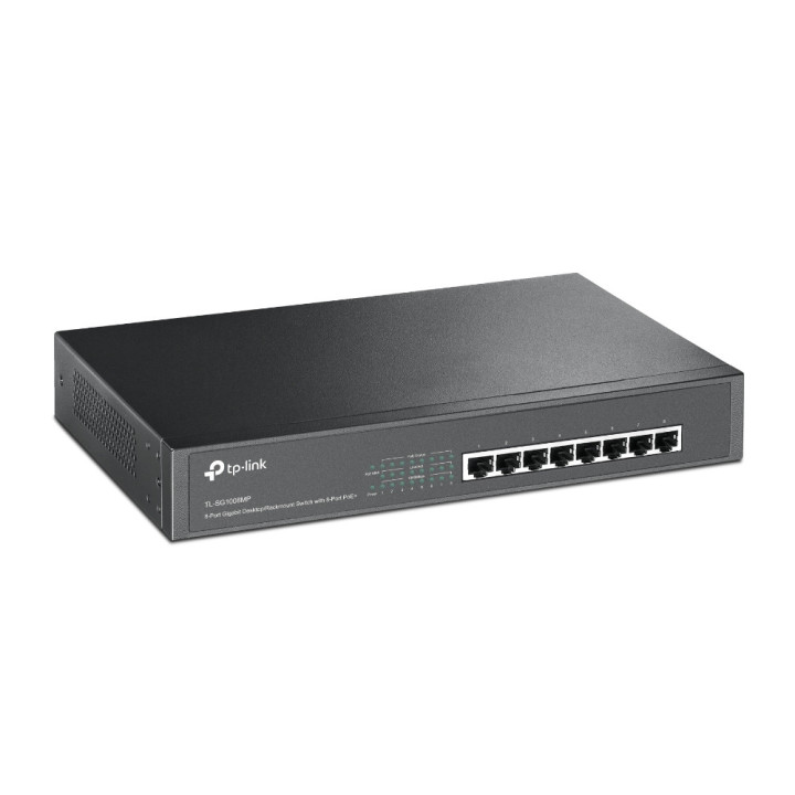 Комутатор TP-Link TL-SG1008MP, 8-портов Gigabit PoE  Desktop/Rackmount