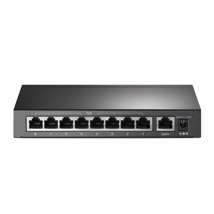 Комутатор TP-Link TL-SF1009P с 8-PoE  порта, 9-портов 10/100Mbps