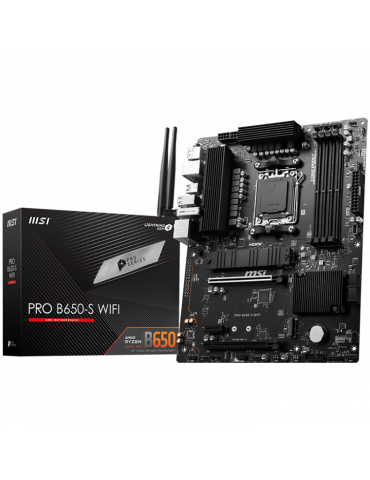 Дънна платка MSI PRO B650-S WIFI, ATX, AM5, DDR5