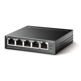Комутатор TP-Link TL-SF1005LP с 4 PoE порта, 5-портов 10/100 Mbps