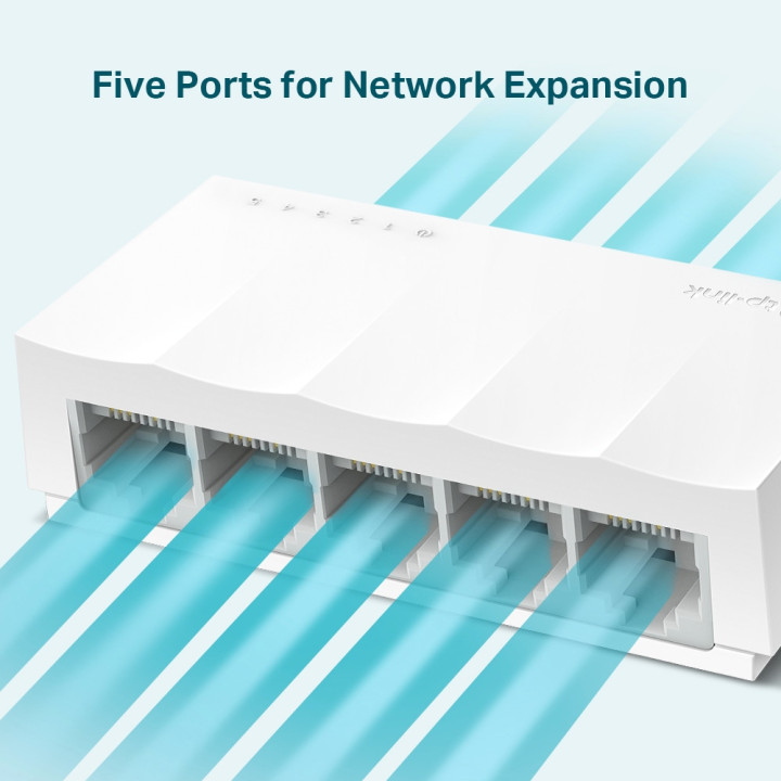 Комутатор TP-Link LS1005 5-порта 10/100Mbps