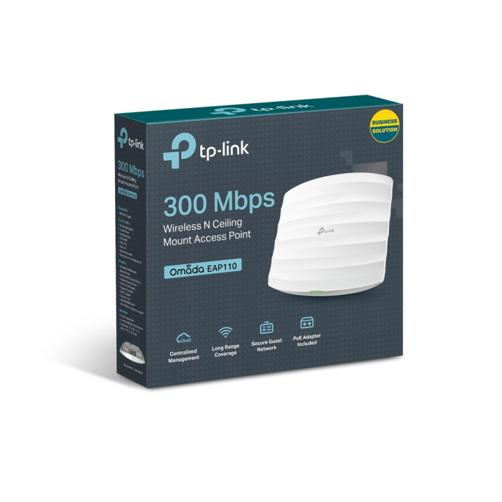 Безжична точка за достъпк TP-Link EAP110 N300 Gigabit