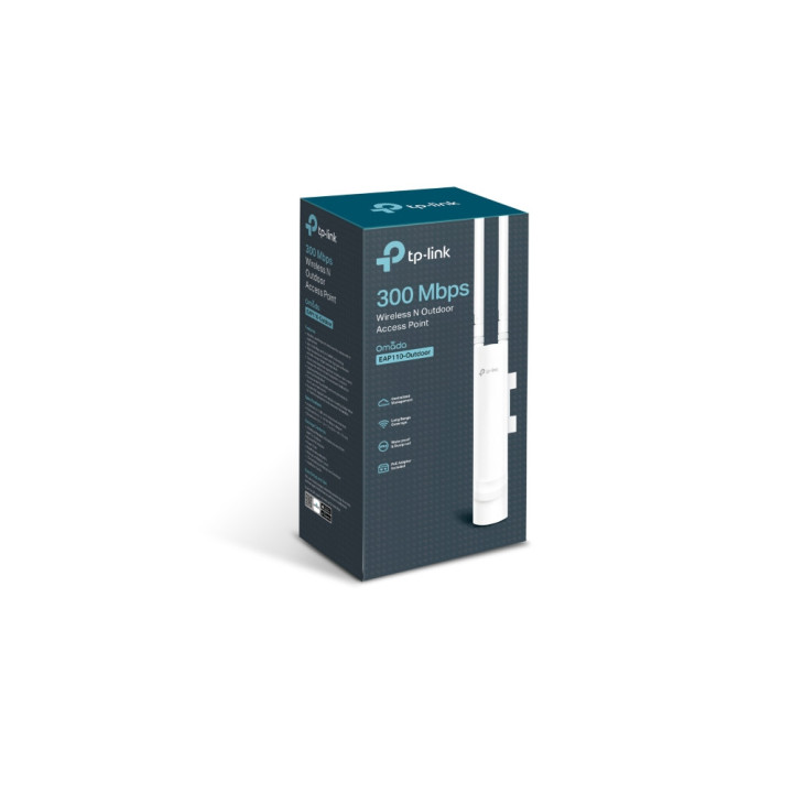 Външна безжична точка за достъп TP-LINK EAP110-Outdoor 300 Mbps v3.0