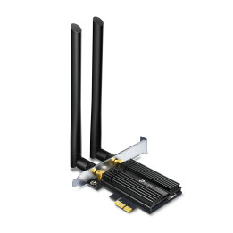 Двулентов адаптер TP-Link Archer TX50E AX3000, Bluetooth 5.0 WiFi6 PCIe