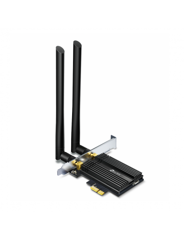 Двулентов адаптер TP-Link Archer TX50E AX3000, Bluetooth 5.0 WiFi6 PCIe