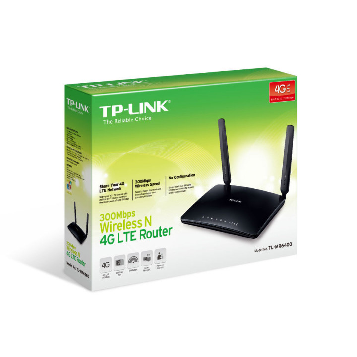 Рутер TL-MR6400 Wireless N 300Mbps, 4G LTE
