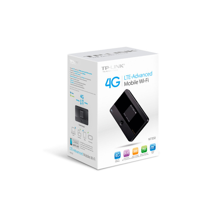Двулентов безжичен рутер TP-Link M7350, 3G/4G LTE