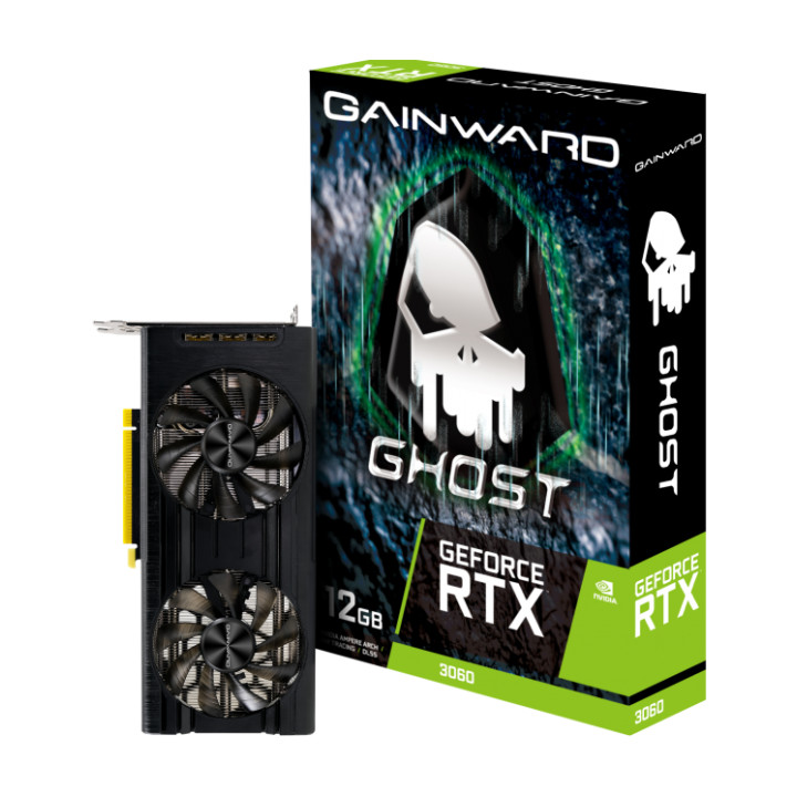 Видео карта Gainward RTX 3060 Ghost 12GB GDDR6 - NE63060019K9-190AU