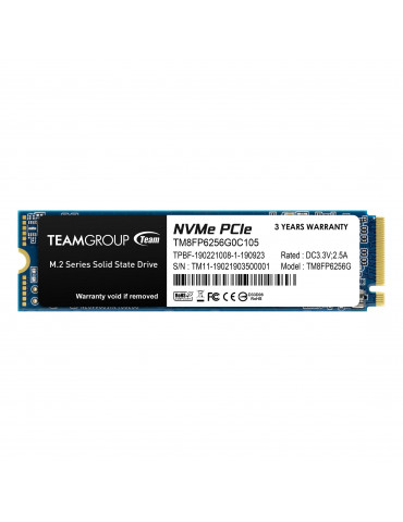 SSD диск Team Group 256GB MP33 M.2 2280 PCI-e 3.0 x4 NVMe