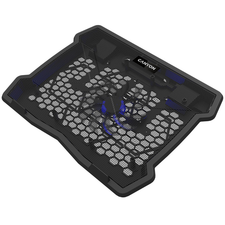 Охлаждаща поставка Canyon с USB хъб,  10”-15.6” - CNE-HNS02