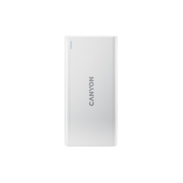 Външна батерия Canyon PB-106 10000mAh, бял - CNE-CPB1006W