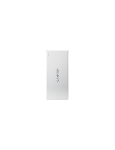 Външна батерия Canyon PB-106 10000mAh, бял - CNE-CPB1006W