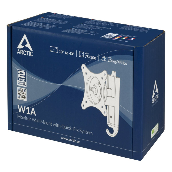 Стойка за монитор за стена Arctic W1A - ORAEQ-MA005-GB