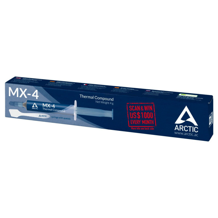 Arctic термо паста MX-4 4g   Spatula - Thermal Compound