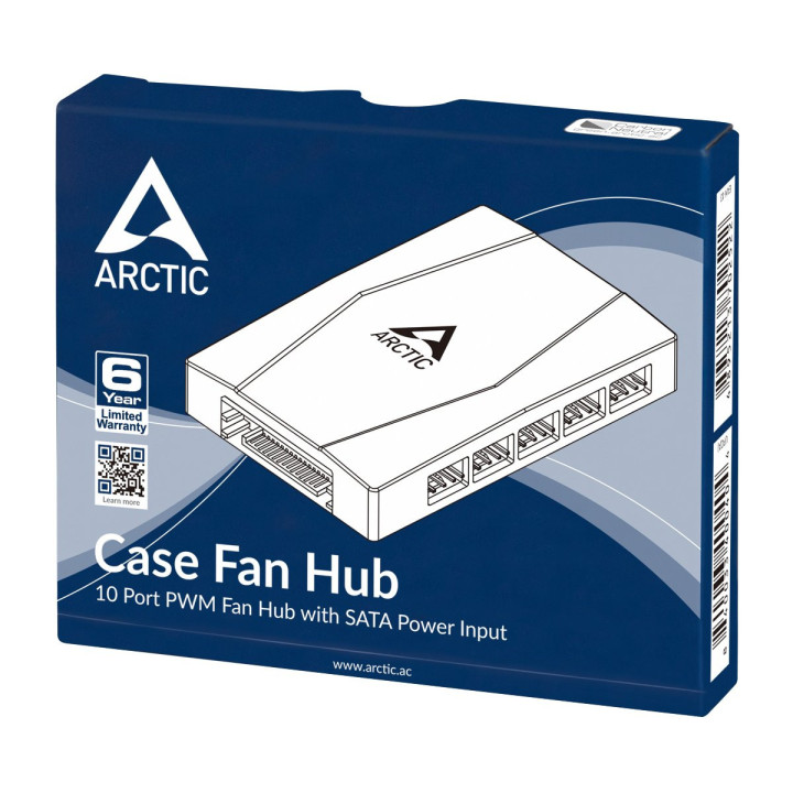 Хъб за вентилатори Arctic 10 port PWM with SATA Power - ACFAN00175A