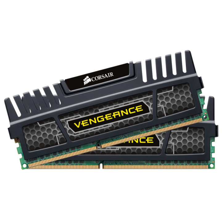 RAM памет Corsair 16GB (2 x 8GB) DDR3 1600MHz Vengeance Black Heat Heatspreader - CMZ16GX3M2A1600C10