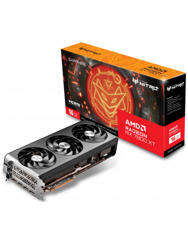 Видео карта Sapphire NITRO  AMD RADEON RX 7800 XT GAMING OC 16GB GDDR6 - 11330-01-20G