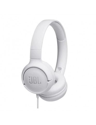 Слушалки JBL T500, Бял