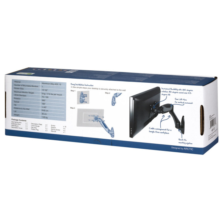 Стойка за монитор Arctic W1-3D - AEMNT00032A