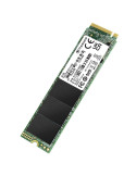 SSD диск Transcend 2TB, M.2 2280, PCIe Gen3x4, NVMe, TLC, DRAM-less - TS2TMTE115S