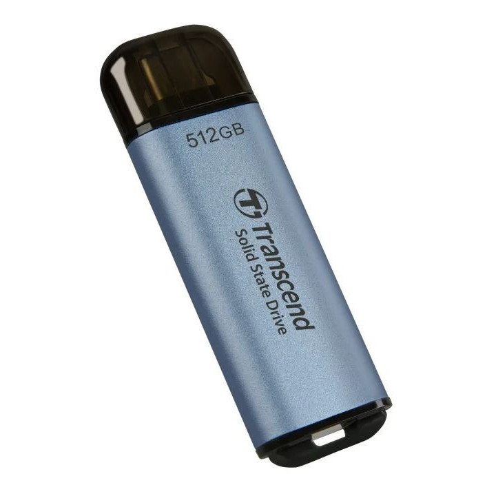 Външен SSD диск Transcend 512GB, USB ESD300C, USB 10Gbps, Type C - TS512GESD300C