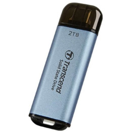 Външен SSD диск Transcend 2TB, USB ESD300C, USB 10Gbps, Type C - TS2TESD300C