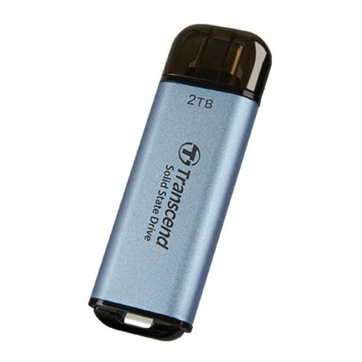 Външен SSD диск Transcend 2TB, USB ESD300C, USB 10Gbps, Type C - TS2TESD300C