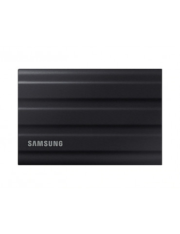 Външен SSD диск Samsung 2TB NVME SSD T7 Shield, USB 3.2 Gen2, Rugged, IP65, Read 1050 MB/s Write 1000 MB/s, Black - MU-PE2T0S/EU