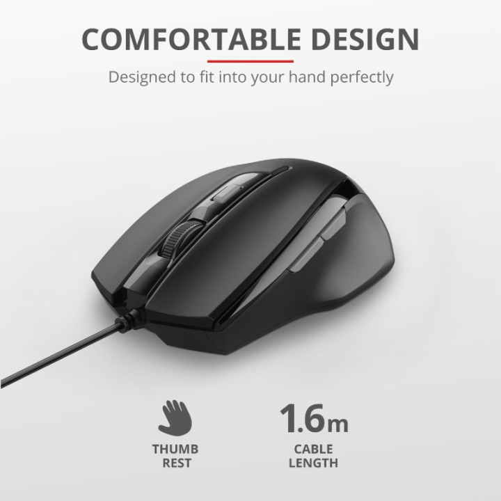Мишка TRUST Voca Comfort - 23650