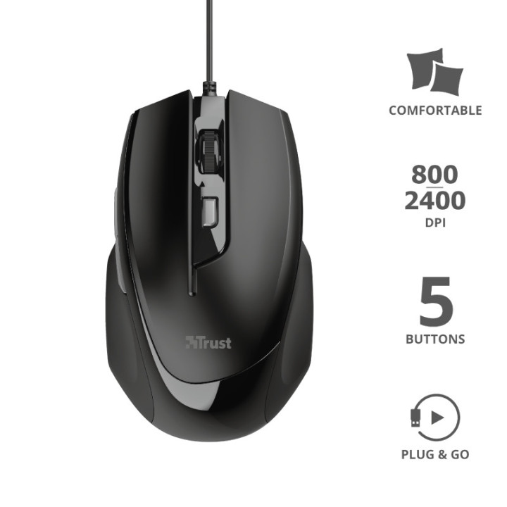Мишка TRUST Voca Comfort - 23650